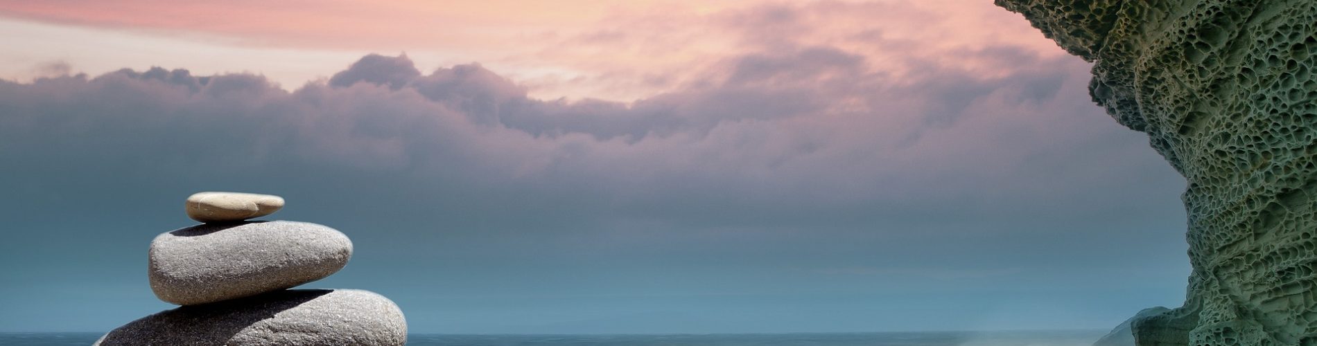 meditation on a beach